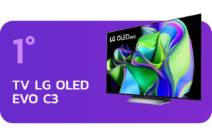 1° IN CLASSIFICA: TV LG OLED EVO Serie C3 OLED77C34LA - 77 pollici - 4K
